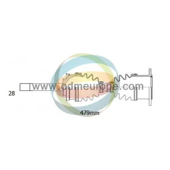 ODM-MULTIPARTS 18-143050 - Arbre de transmission