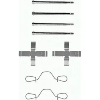 TEXTAR 82011200 - Kit d'accessoires, plaquette de frein à disque