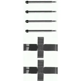 TEXTAR 82015000 - Kit d'accessoires, plaquette de frein à disque