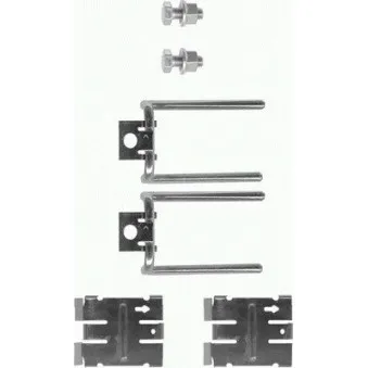 Kit d'accessoires, plaquette de frein à disque METZGER 109-0903