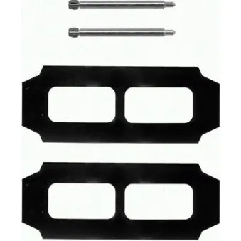 Kit d'accessoires, plaquette de frein à disque QUICK BRAKE 109-0987