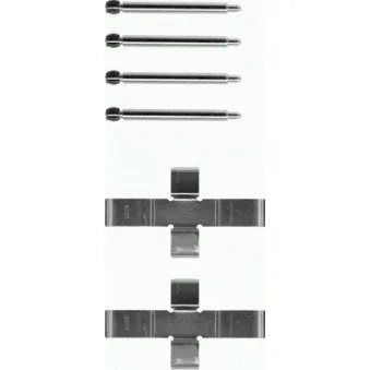 Kit d'accessoires, plaquette de frein à disque TEXTAR OEM A0004212391