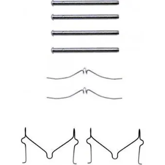 TEXTAR 82029400 - Kit d'accessoires, plaquette de frein à disque