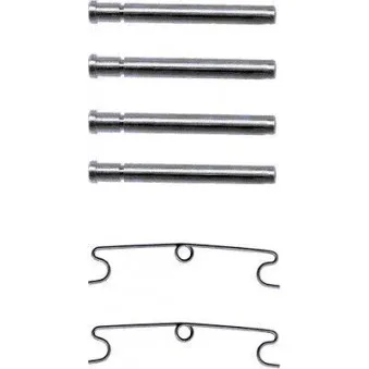 Kit d'accessoires, plaquette de frein à disque TEXTAR 82032400 pour VOLKSWAGEN TRANSPORTER - COMBI 1.9 D - 61cv