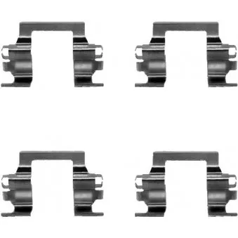 TEXTAR 82049500 - Kit d'accessoires, plaquette de frein à disque