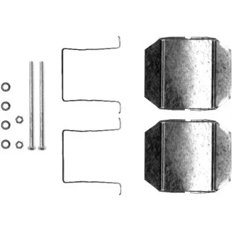Kit d'accessoires, plaquette de frein à disque AUTOFREN SEINSA D42403A