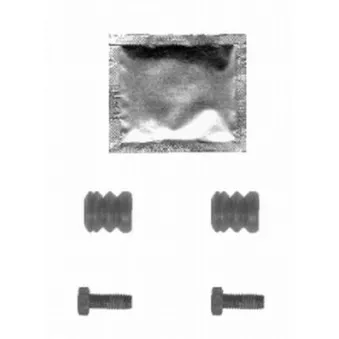 TEXTAR 82062700 - Kit d'accessoires, plaquette de frein à disque