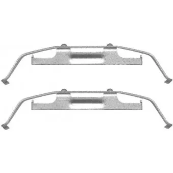 Kit d'accessoires, étrier de frein TEXTAR OEM 34116757037