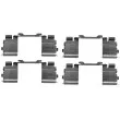 TEXTAR 82075900 - Kit d'accessoires, plaquette de frein à disque