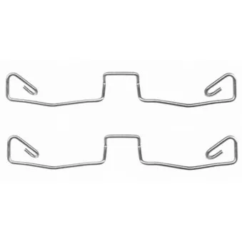 Kit d'accessoires, étrier de frein TEXTAR OEM 4B0615269