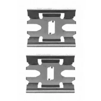 Kit d'accessoires, plaquette de frein à disque TEXTAR OEM 0494720110