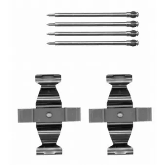 Kit d'accessoires, plaquette de frein à disque TEXTAR OEM 0004218491