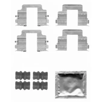 TEXTAR 82505500 - Kit d'accessoires, plaquette de frein à disque