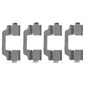 Kit d'accessoires, plaquette de frein à disque TEXTAR 82506500