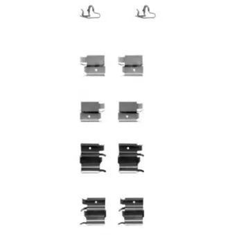 TEXTAR 82509500 - Kit d'accessoires, plaquette de frein à disque