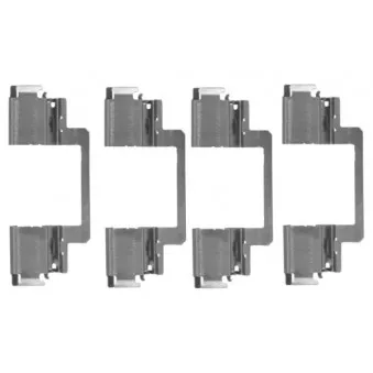TEXTAR 82513000 - Kit d'accessoires, plaquette de frein à disque