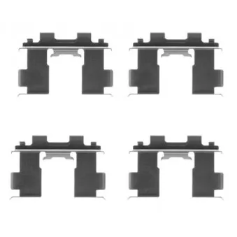 TEXTAR 82519800 - Kit d'accessoires, plaquette de frein à disque