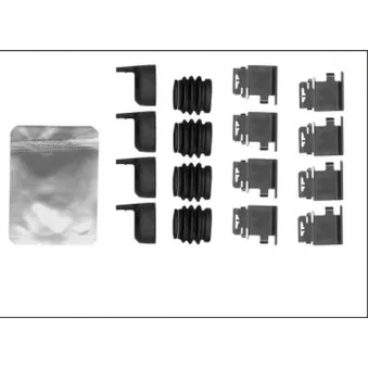 Kit d'accessoires, plaquette de frein à disque TEXTAR 82539300