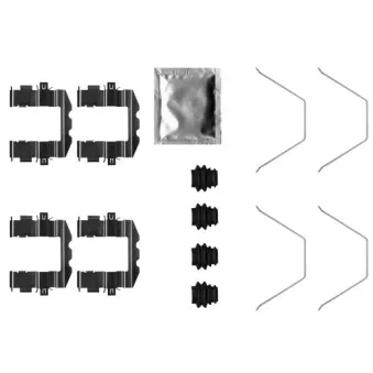 Kit d'accessoires, plaquette de frein à disque TEXTAR OEM 13.0460-0530.2