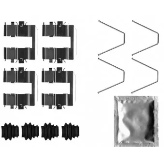 Kit d'accessoires, plaquette de frein à disque METZGER 109-0060