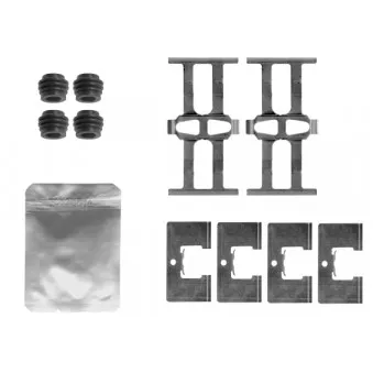 TEXTAR 82545100 - Kit d'accessoires, plaquette de frein à disque