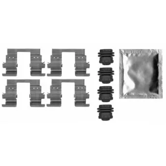 Kit d'accessoires, plaquette de frein à disque METZGER 109-0063