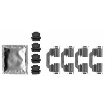 TEXTAR 82548400 - Kit d'accessoires, plaquette de frein à disque