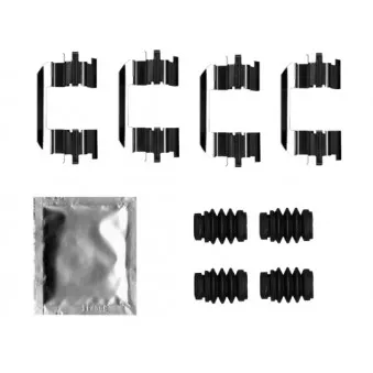 Kit d'accessoires, plaquette de frein à disque TEXTAR 82549100