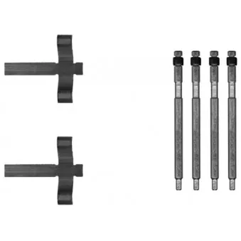 Kit d'accessoires, plaquette de frein à disque TEXTAR 82551800