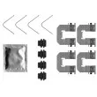 Kit d'accessoires, plaquette de frein à disque TEXTAR [82552200]