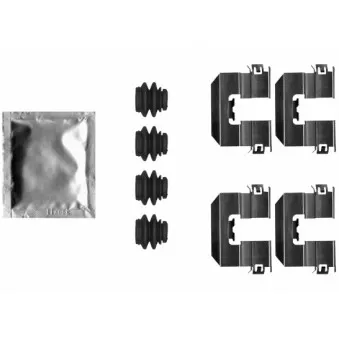 Kit d'accessoires, plaquette de frein à disque TEXTAR 82552300