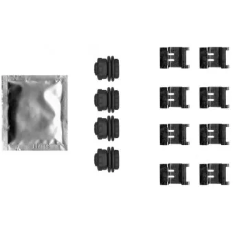 TEXTAR 82552500 - Kit d'accessoires, plaquette de frein à disque