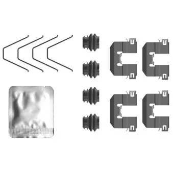 Kit d'accessoires, plaquette de frein à disque TEXTAR 82553200