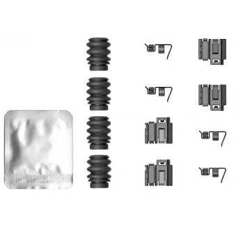 Kit d'accessoires, plaquette de frein à disque TEXTAR 82554000