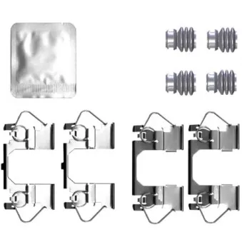 Kit d'accessoires, plaquette de frein à disque METZGER 109-0116