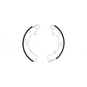 Jeu de mâchoires de frein TEXTAR OEM 0449587703