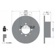 TEXTAR 92010000 - Jeu de 2 disques de frein arrière