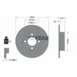 TEXTAR 92010500 - Jeu de 2 disques de frein avant
