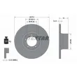 TEXTAR 92014900 - Jeu de 2 disques de frein avant