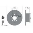 Jeu de 2 disques de frein avant TEXTAR [92020300]