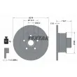 Jeu de 2 disques de frein avant TEXTAR [92022000]