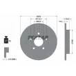 TEXTAR 92032400 - Jeu de 2 disques de frein arrière