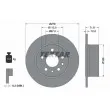 TEXTAR 92032600 - Jeu de 2 disques de frein arrière