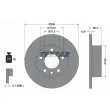 TEXTAR 92038000 - Jeu de 2 disques de frein avant