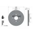 TEXTAR 92048103 - Jeu de 2 disques de frein avant