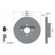 TEXTAR 92052100 - Jeu de 2 disques de frein avant