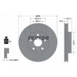 TEXTAR 92052900 - Jeu de 2 disques de frein avant