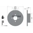 Jeu de 2 disques de frein avant TEXTAR [92057800]