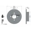 TEXTAR 92059200 - Jeu de 2 disques de frein avant