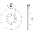 TEXTAR 92061800 - Jeu de 2 disques de frein avant